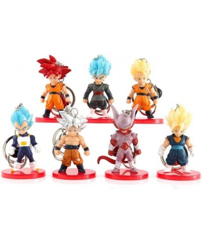 Dragon Cake Topper Ball Party Z Action Figures Toy Anime Keychain Figurine Party Favor Decoration Birthday Supplies $38.46 Ki...