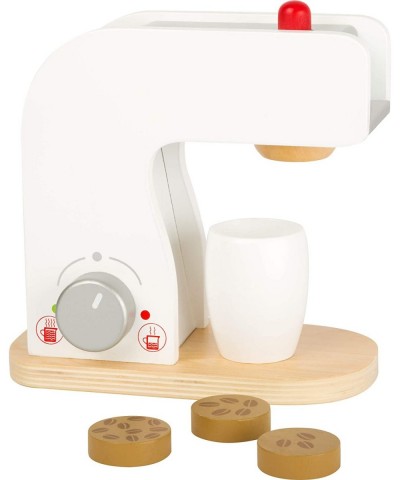 wooden toys Coffee Machine Cups and Coffee Beans Complete playset for Play Kitchens Designed for Children Ages 3+ Multi (1059...