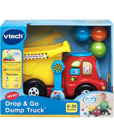 Drop and Go Dump Truck Yellow $17.25 Early Development & Activity Toys