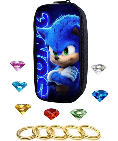 Sonic - Seven Chaos Emeralds Gems and Five Power Rings in a Sonic Bag - By Ace Trendz $58.70 Play Figure Playsets