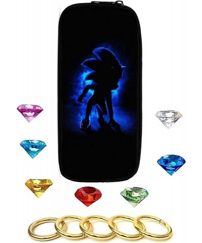 Sonic - Seven Chaos Emeralds Gems and Five Power Rings in a Sonic Bag - By Ace Trendz $58.70 Play Figure Playsets