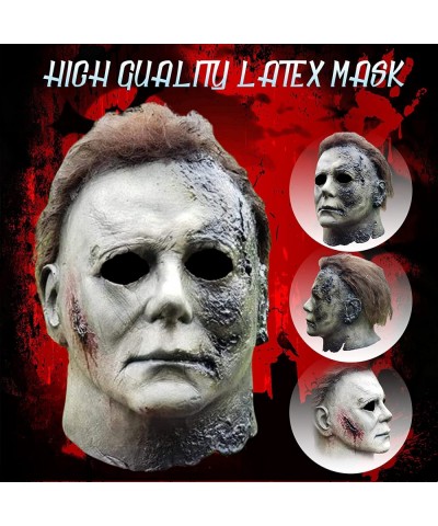 Michael Myers Mask 2020 Micheal Myers Mask Michael Myers Merchandise Halloween Mask Michael Myers Costume Scar Mask $50.53 Ki...