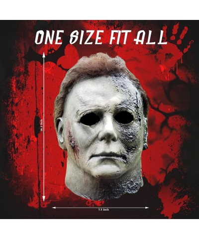 Michael Myers Mask 2020 Micheal Myers Mask Michael Myers Merchandise Halloween Mask Michael Myers Costume Scar Mask $50.53 Ki...