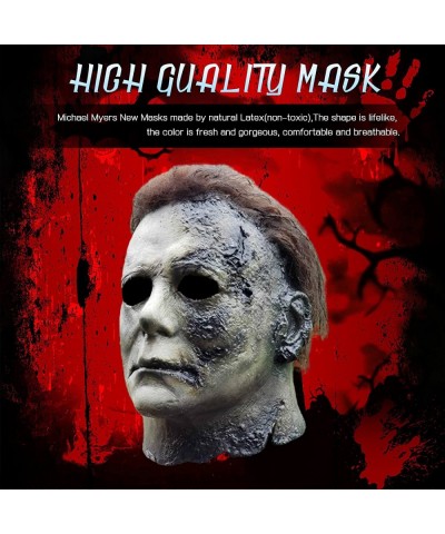 Michael Myers Mask 2020 Micheal Myers Mask Michael Myers Merchandise Halloween Mask Michael Myers Costume Scar Mask $50.53 Ki...