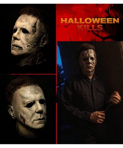 Michael Myers Mask 2020 Micheal Myers Mask Michael Myers Merchandise Halloween Mask Michael Myers Costume Scar Mask $50.53 Ki...