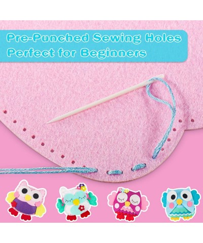 Sewing Kit for Kids 4 Pcs Owl DIY Crafting and Sewing Set Learn to Sew Craft Kit Beginner Sewing Kit for Children Ages 6-12 $...