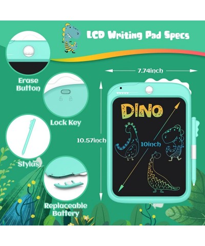 Toys for 3-6 Year Old Boys Dinosaur Toys for Boys Toddler Boy Gifts 10 Inch LCD Writing Tablet Drawing Board Kids Learning Se...