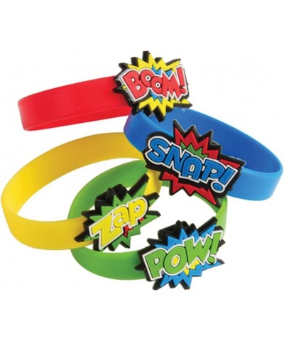 U.S. Toy Superhero Rubber Bracelets Multicolor Standard Size (SS-UST-JA833) $15.97 Kids' Dress-Up Accessories