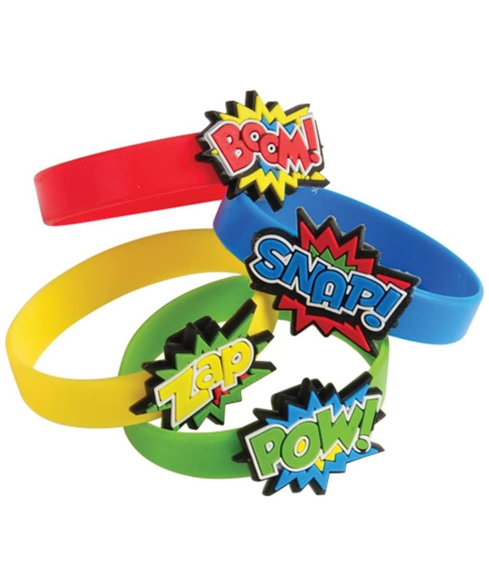 U.S. Toy Superhero Rubber Bracelets Multicolor Standard Size (SS-UST-JA833) $15.97 Kids' Dress-Up Accessories