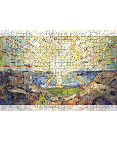 Edvard Munch: The Sun 1000-Piece Jigsaw Puzzle $40.16 Jigsaw Puzzles