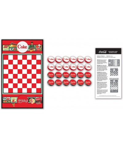 Family Game - Coca-Cola Checkers - Officially Licensed Board Game for Kids & Adults $33.19 Board Games