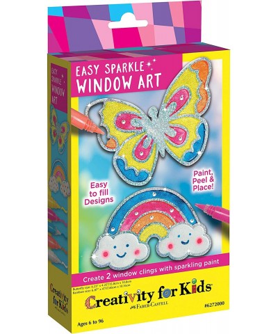 Easy Sparkle Window Art - Paint Your Own Sun Catchers (Rainbow and Butterfly) Multi $22.92 Kids' Drawing & Writing Boards