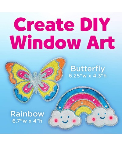 Easy Sparkle Window Art - Paint Your Own Sun Catchers (Rainbow and Butterfly) Multi $22.92 Kids' Drawing & Writing Boards