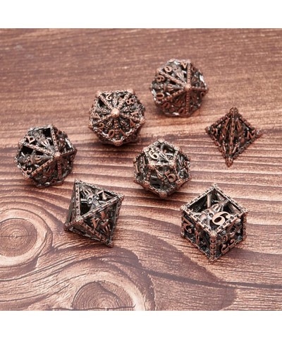 Hollow Skull DND Metal dice Set polyhedral Large RPG case dice d&d Starter Set Tray Tower Bag Holder Role Playing dice $32.60...