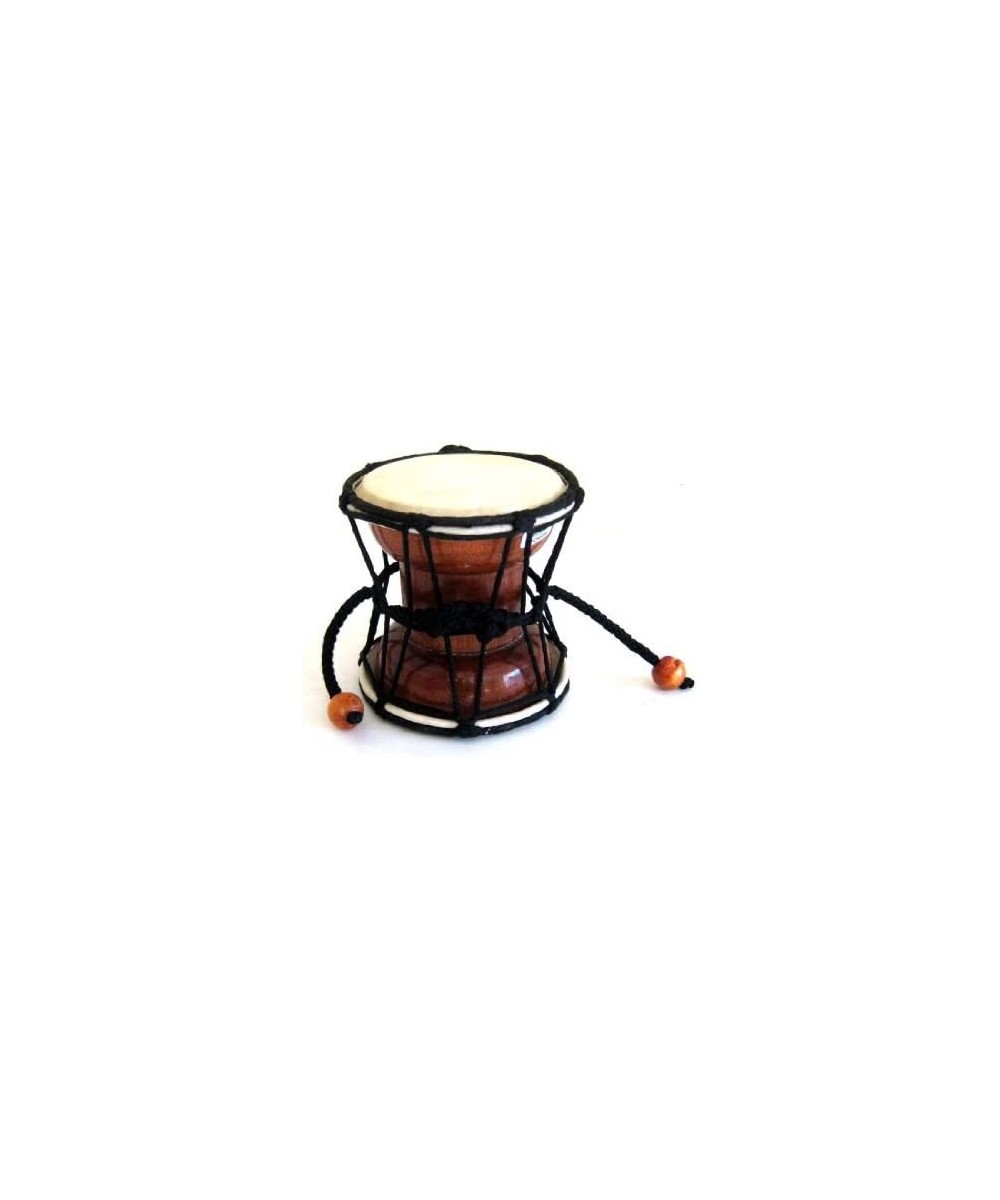 Small Drum Djembe Wooden Mini Hand Drum For Kids Adults Percussion Musical Drum - Size 4 " - 5" High $39.00 Kids' Musical Ins...