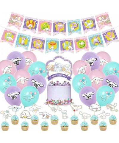 Cinnamoroll Party Themed Decorations Cinnamoroll Dog Birthday Supplies $29.00 Kids' Party Decorations