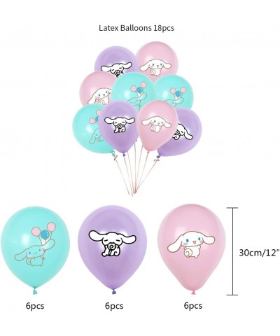 Cinnamoroll Party Themed Decorations Cinnamoroll Dog Birthday Supplies $29.00 Kids' Party Decorations