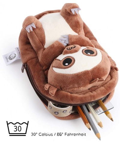 1845 Plush Pencil Case Makeup Pouch Boys / Girls Henry The Sloth Brown $62.81 Kids' Dress-Up Accessories