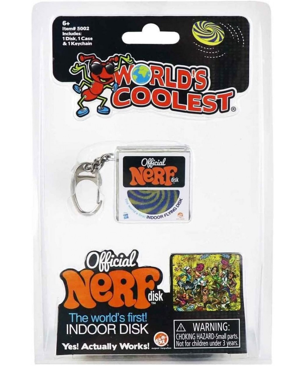 World's Coolest Mini Official Indoor Nerf Disk Key Chain $16.99 Toy Foam Blasters & Guns