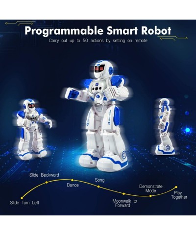 Remote Control Robot for Kids Intelligent Programmable Robot with Infrared Controller Dancing Singing Moonwalking and LED Eye...