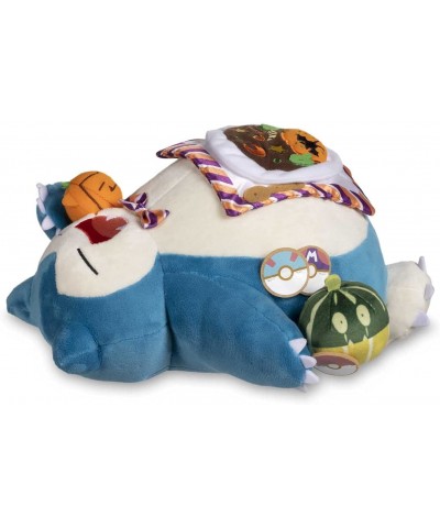 Pumpkin Celebration Snorlax Poke 8 Inch Plush $58.73 Plush Figure Toys