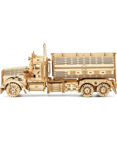 3D Wooden Puzzles Truck Model Kits Brainteaser and Puzzle for Christmas/Birthday Gifts for Adults and Teens to Build Combinat...