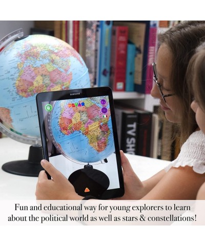 Astronomer 2 in 1 Illuminated Children's Globe with Stand: App-Based Augmented Reality Interactive Smart Globe for Kids Inclu...