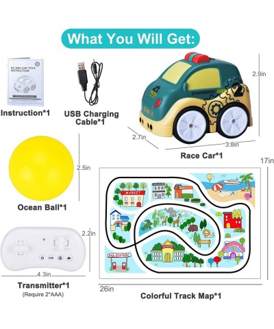 Remote Control Car for Toddlers Inductive Hand Controlled RC Car DIY Track Mini RC Car with Activity Play Map 360°Rotating RC...