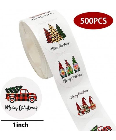 Christmas Stickers for Kids 500pcs Christmas Label Stickers 1 inch Self Adhesive Christmas Party Favors Decoration Sticker fo...