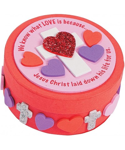 Inspirational Valentine Prayer Box Craft Kit - Makes 12 - Religious Crafts for Kids and Sunday School Activities $31.82 Kids'...