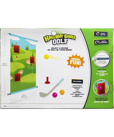 Toys Hallway Games Golf Indoor Fun! 3 Hole Golf Course with 3 Golf Balls Green $16.08 Toy Sports Products