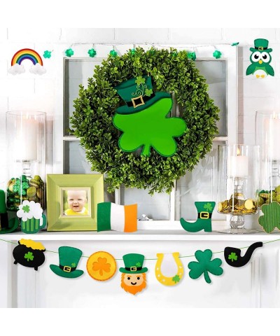 St. Patrick's Day Craft Kids Sewing Kit Fun Saint Paddy's Day Felt DIY Craft Sewing for Girls and Boys Beginners Includes 12 ...