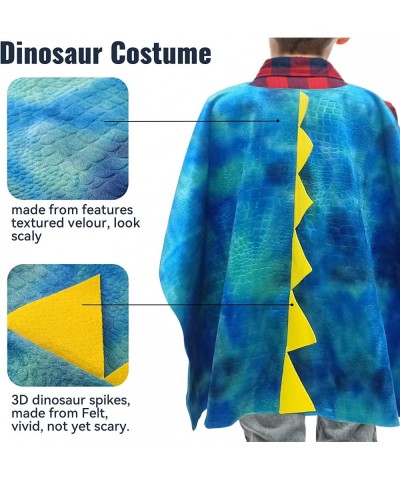 Dinosaur Mask Dragon Cape Costume for Kids Birthday Party Favor Boys Girls Dragon Dress Up Halloween Cosplay $30.77 Kids' Cos...