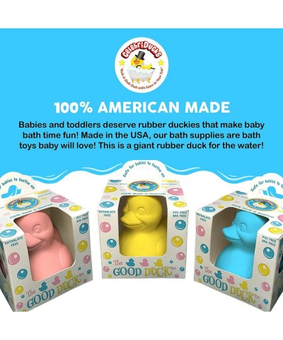 The Good Rubber Duck Bath Toy - Free of PVC and BPA - Made in The USA - Great Rubber Ducky Bath Toy for Baby - Awesome Jeep D...