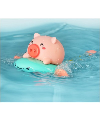 Baby Floating Bath Toy Wind Up Pull & Go Swimming Animals Fish& Pig Whale Water Spray Mold Free Bathtub Pool Squirter Toys fo...