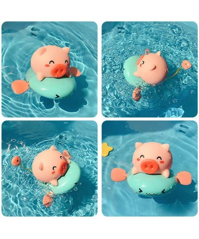 Baby Floating Bath Toy Wind Up Pull & Go Swimming Animals Fish& Pig Whale Water Spray Mold Free Bathtub Pool Squirter Toys fo...