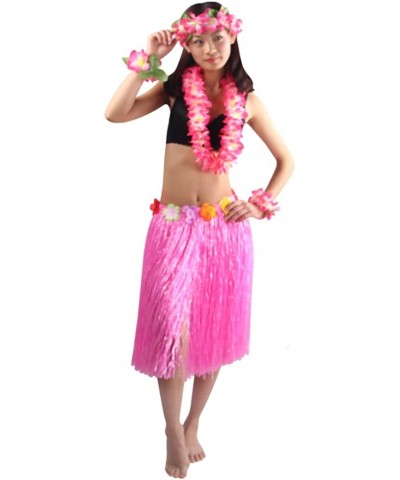 5pcs/ Set Adult Hawaiian Luau Grass Elastic Hula Skirt 60cm $28.52 Kids' Dress-Up Accessories