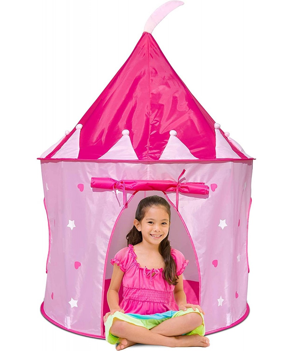 Princess Castle Play Tent with Bonus Carrying Case - Durable Play Tent with Glow in The Dark Stars and Windows | Foldable Pin...