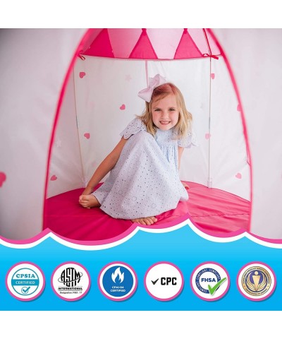 Princess Castle Play Tent with Bonus Carrying Case - Durable Play Tent with Glow in The Dark Stars and Windows | Foldable Pin...