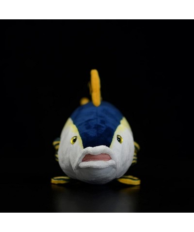 Simulation Yellowfin Tuna Plush Toy - 16inch Lifelike Depth Ocean Animals Yellowfin Tuna Fish Plushie Stuffed Animal Super So...