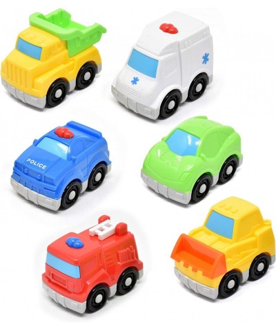 Mini Toy Vehicles for Toddlers 6 Pack Dump Truck Car Fire Truck Construction Police Ambulance Plastic Cars Play Kit Set $23.4...