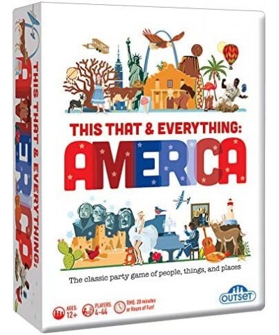 This That and Everything America Party Game - Contains 100 Double-Sided Cards About All Things American - Trivia Game for Kid...