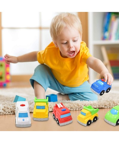 Mini Toy Vehicles for Toddlers 6 Pack Dump Truck Car Fire Truck Construction Police Ambulance Plastic Cars Play Kit Set $23.4...