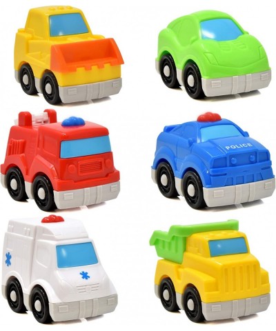 Mini Toy Vehicles for Toddlers 6 Pack Dump Truck Car Fire Truck Construction Police Ambulance Plastic Cars Play Kit Set $23.4...