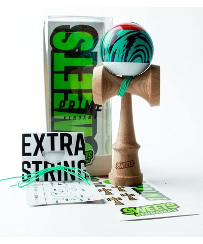 Grain Split 2.0 Prime Kendama Premium Skill Toy Extra String Accessory Gift Bundle (Laser Tag) $34.82 Yo-Yos