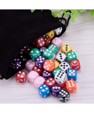 100 Pieces Dices 12mm Game Dice Set 6 Sided Round Corner Dices for Tenzi Farkle Yahtzee Bunco or Teaching Math $20.59 Game Ac...