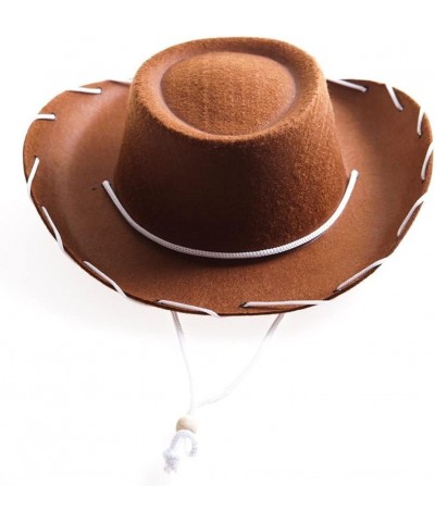 Childrens Brown Felt Cowboy Hat by Century Brown Size Small $17.32 Kids' Dress-Up Accessories