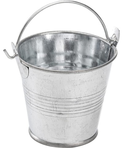 30 Pack Mini Metal Buckets 2" Galvanized Metal Buckets with Handles Decorative Small Metallic Pails for Party Favors Crafts E...