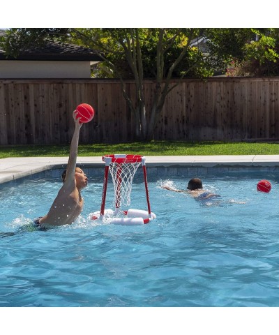 Splash Hoop 360 Floating Pool Basketball Game | Includes Hoop 2 Balls and Pump $27.12 Toy Sports Products