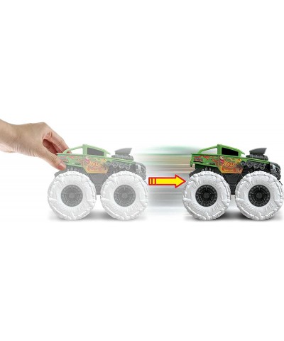 Monster Trucks Twisted Tredz Vehicles Creature-Themed 1:43 Scale Toy Truck with Pull-Back Motor & Giant Wheels Gift for Kids ...